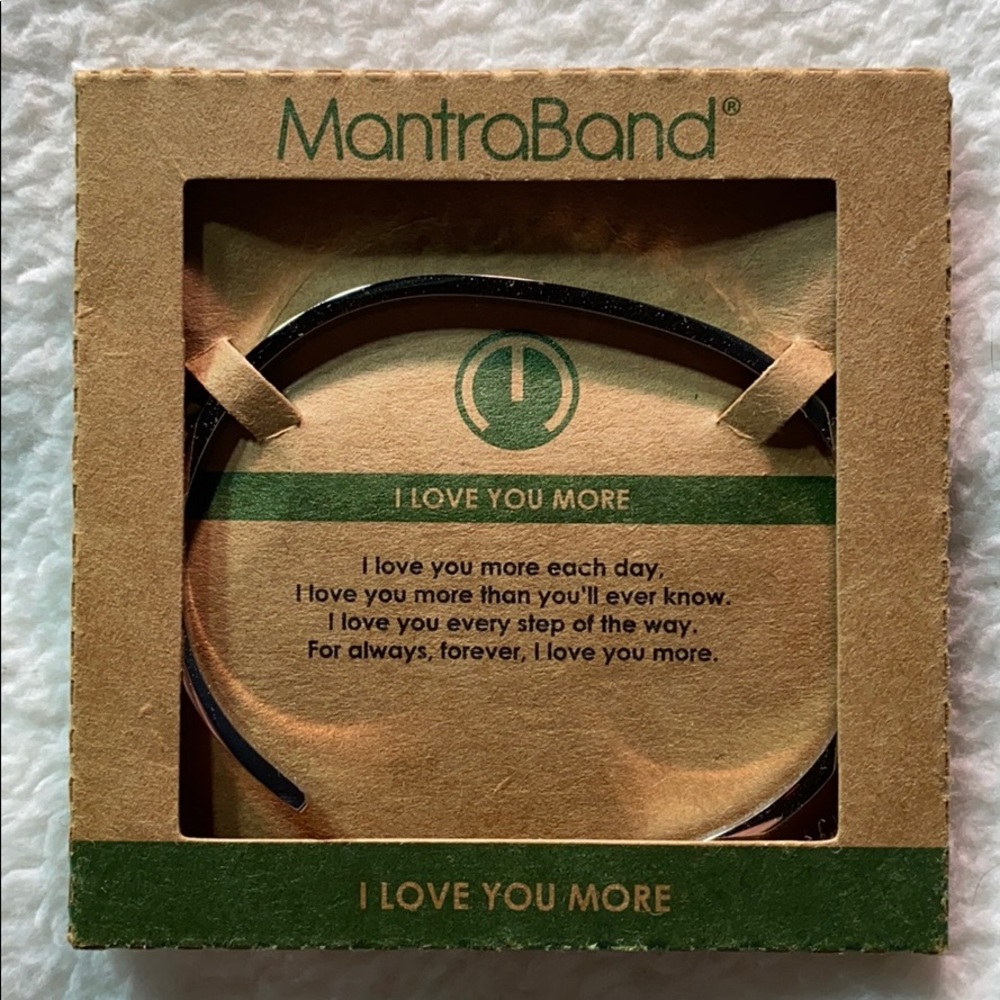 Mantra Band Adjustable Silver Bracelet